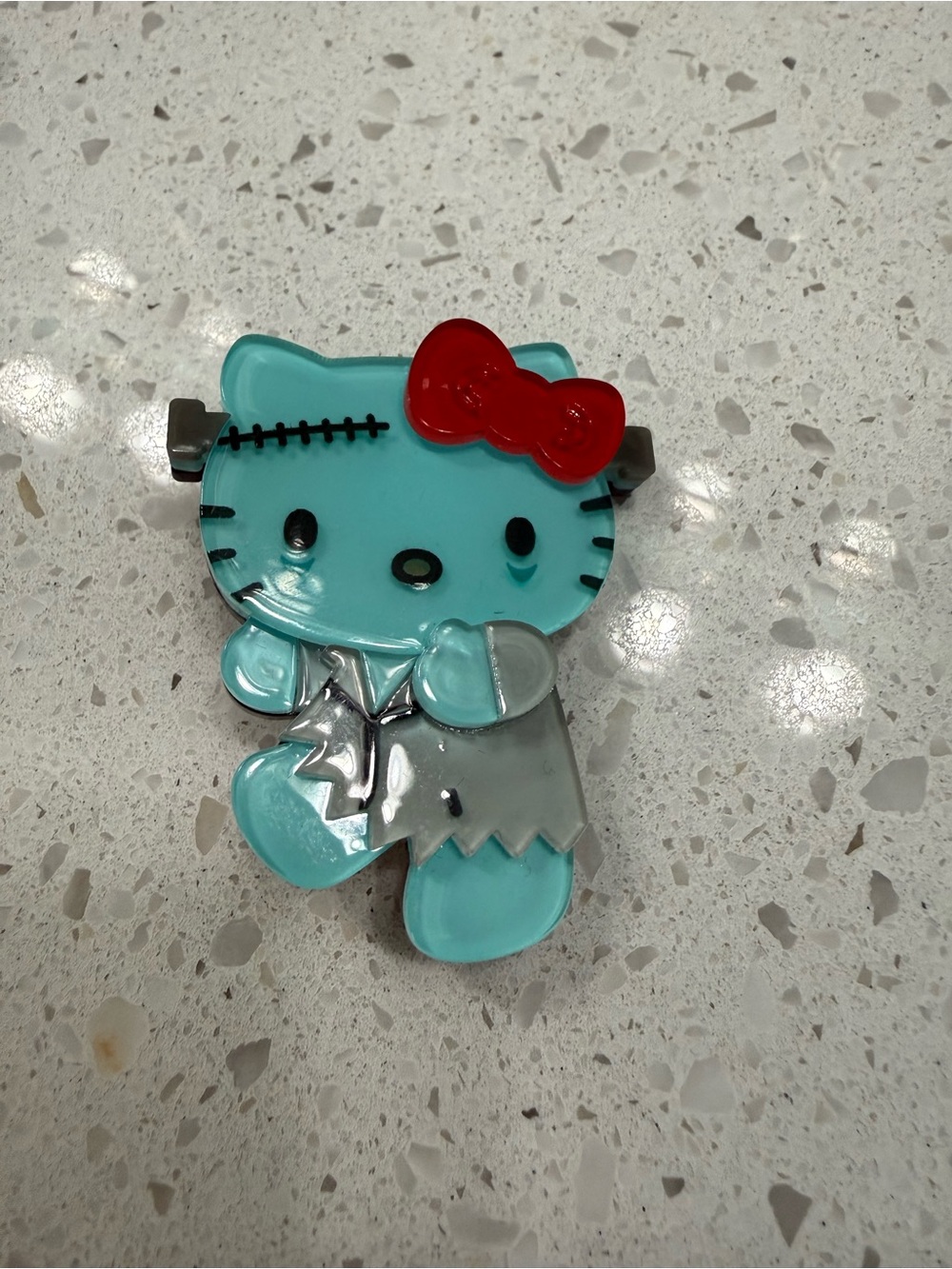 Hello Kitty Erstwilder Costume Contest Brooch Frankenstein Kitty